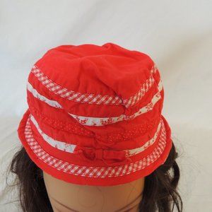 Gymboree New Candy Apple Sun Hat 0-12 Months NWT